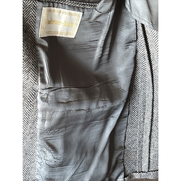 VTG Anderson Little‎ 2 Knot Button Suit Jacket Blazer Herringbone Tweed Wool - Picture 10 of 12